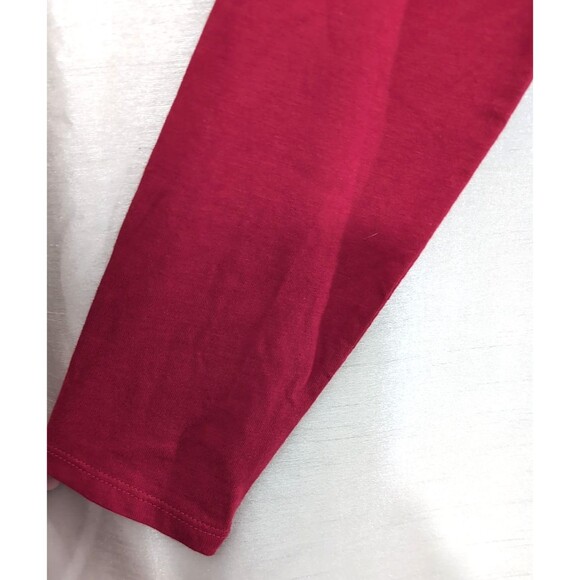 Coldwater Creek Women's Size SMALL Red & Black All Over Sequin V-Neck Top Gothic - Picture 9 of 11